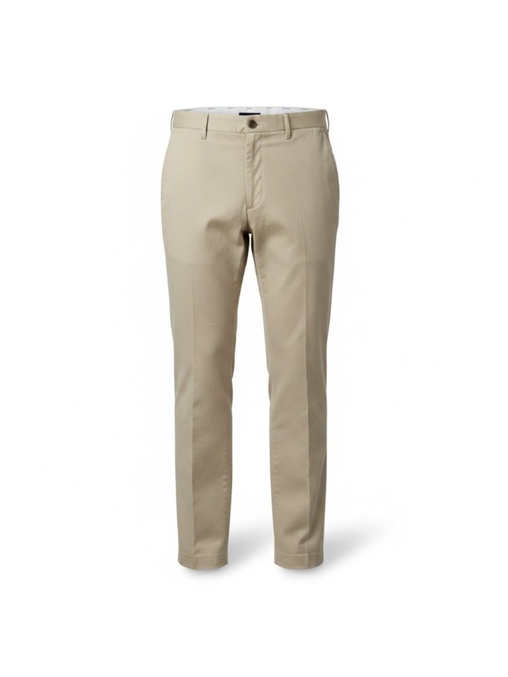 Michael Kors Mens Beige Cotton Blend Flat Front Chino Pants Slim Fit Size 38x32 - Picture 1 of 6